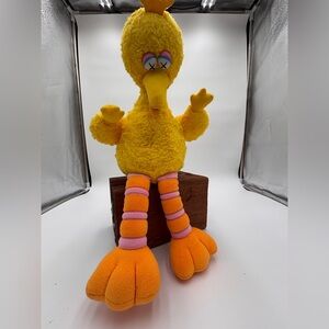 Big Bird S400 Kaws x Sesame Street x Uniqlo Limited Plush 21" Toy Doll Japan